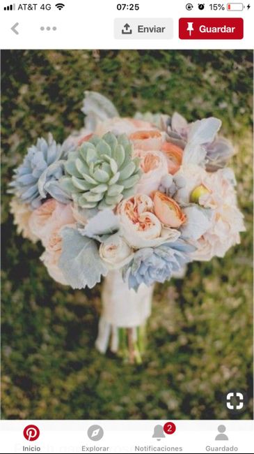 Ramos de novia con suculentas 💚🌸💚 - 2