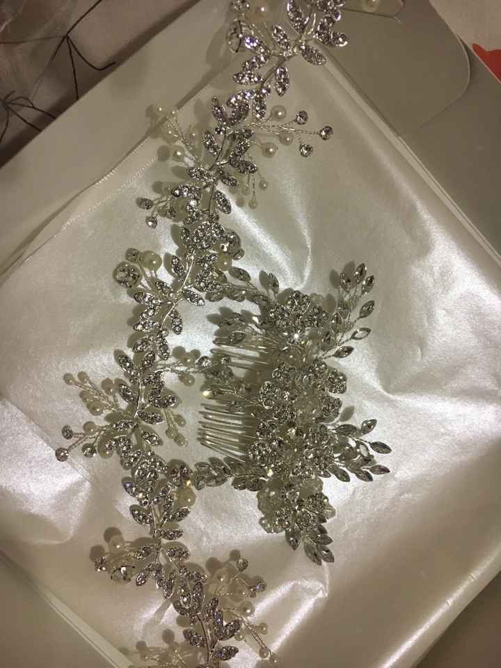 Por fin en mis manos...tocado de novia ✅👰🏼 - 3