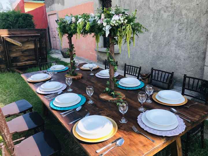 Mis centros de mesa altos 💐 - 1
