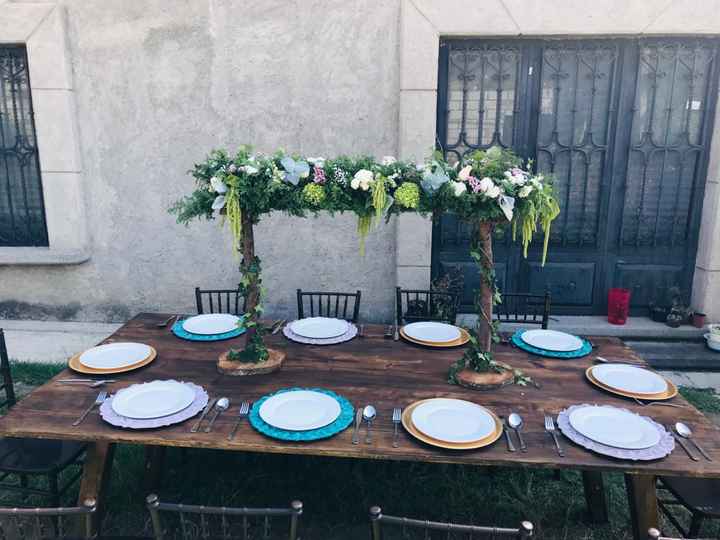 Mis centros de mesa altos 💐 - 2