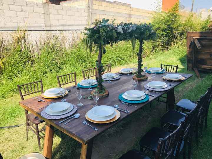 Mis centros de mesa altos 💐 - 3