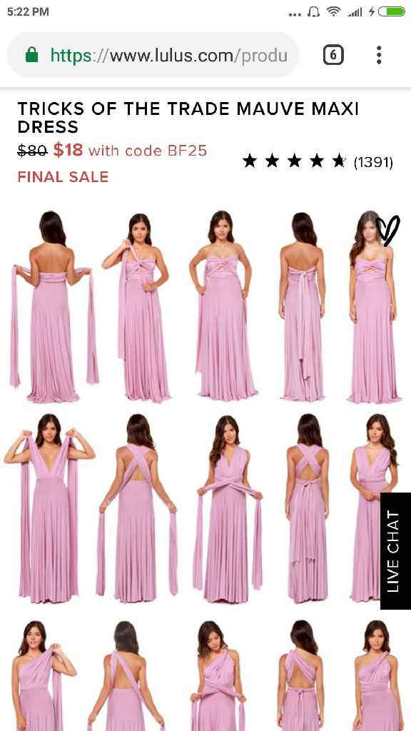 Vestidos para damas de honor con descuentos - 1