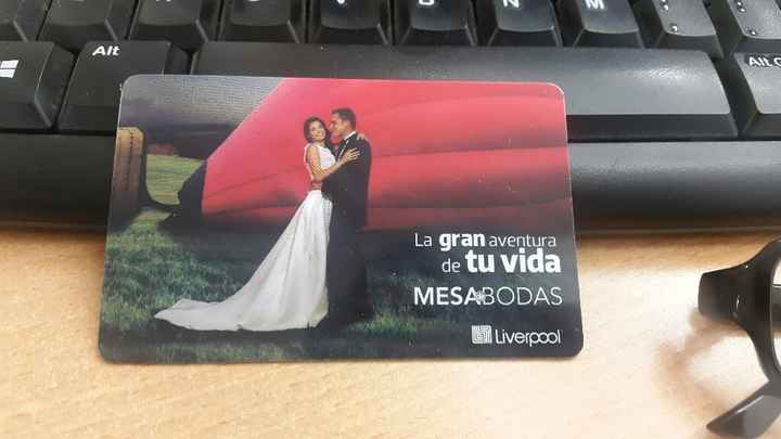 Mesa de regalos - 1