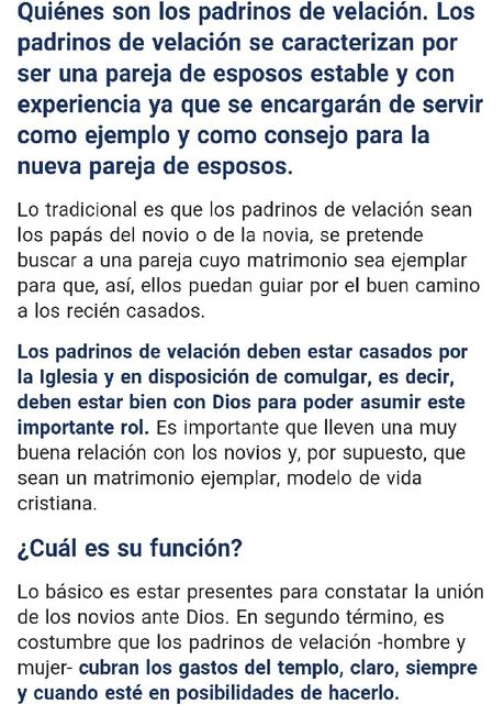Padrinos de velación - 1