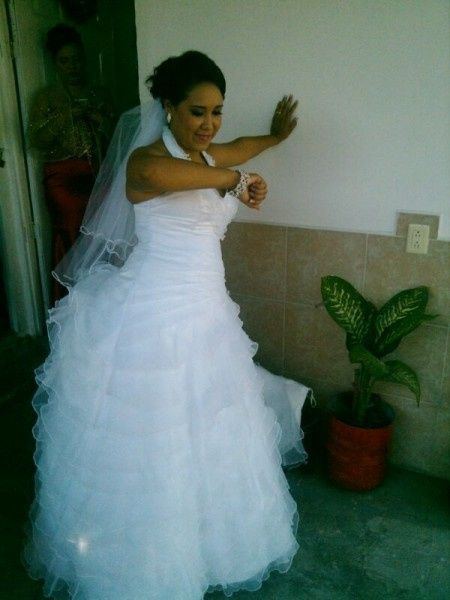 Checando el tiempo para irme 