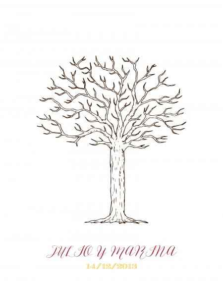 ARBOL HUELLITAS GRATIS