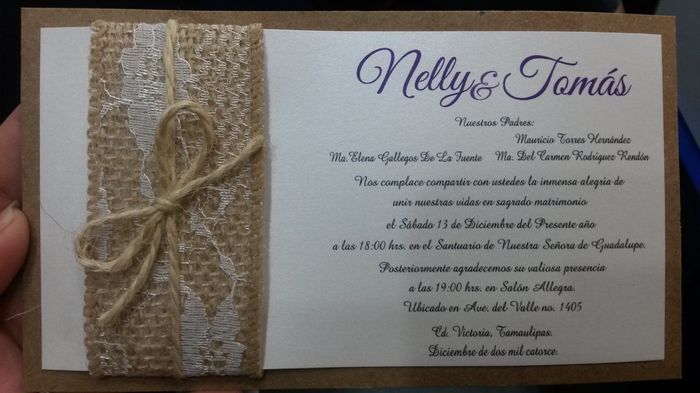 ¿cuánto gastaron en sus invitaciones y quiénes hicieron las suyas? - 3
