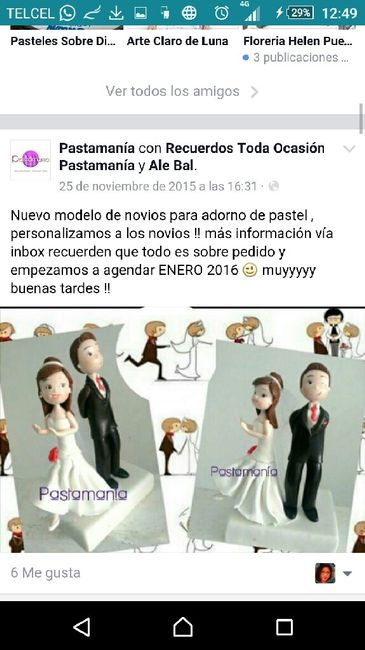 Como serán sus wedding toppers?? - 1