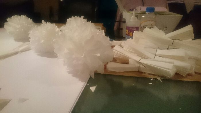 Pompones de papel china - 1