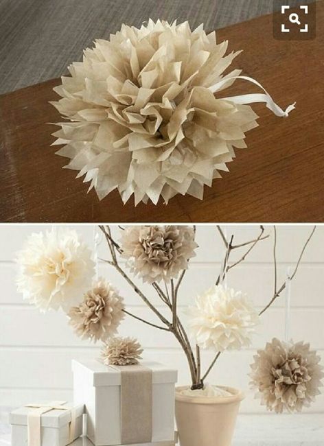 Pompones de papel china - 4