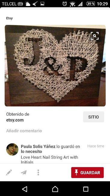 Diy cuadros con clavos e hilo - 1