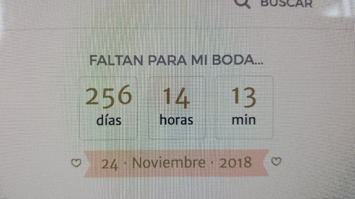 ¿Cuánto falta para que se casen? - 1