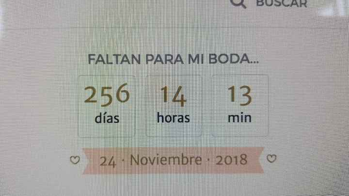 ¿Cuánto falta para que se casen? - 1