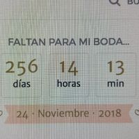 ¿Cuánto falta para que se casen? - 1