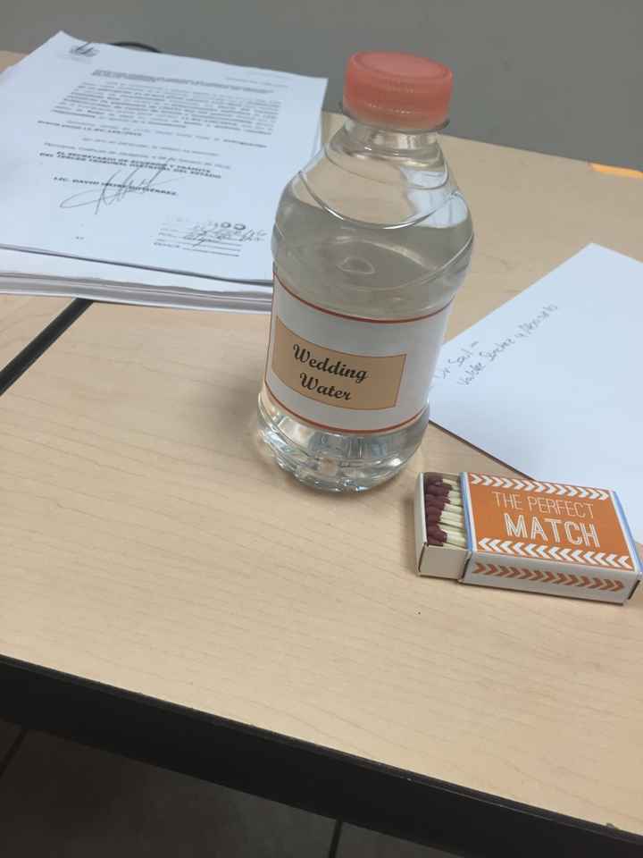 Mis primeros diy cerillos y botella de agua - 1