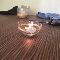 Mis primeros diy cerillos y botella de agua - 1