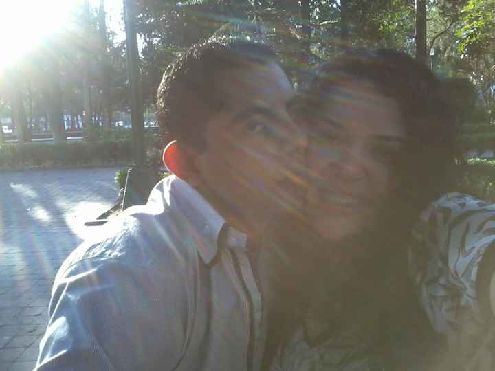 Nuestra primer foto, el día que nos concimos 