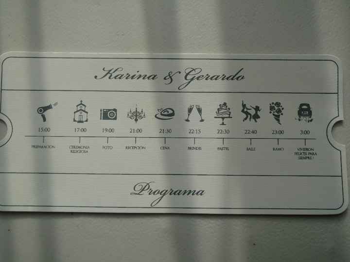 La cronología de la boda? 🤔 - 1