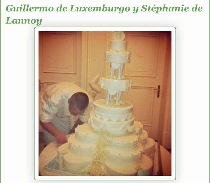 Pasteles de bodas reales - 16