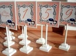 Numeración de mesas - 3