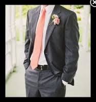 Traje de novio color vino - 1