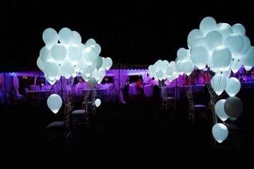 Decoracion con globos led - 8