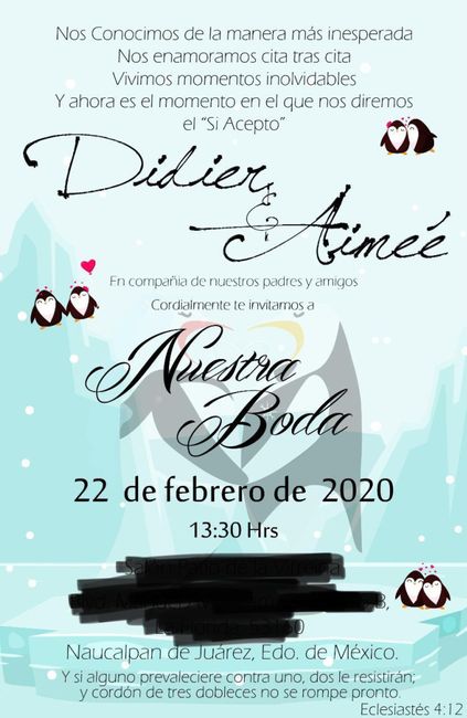 Simón dice: “muéstrame tus invitaciones” - 1