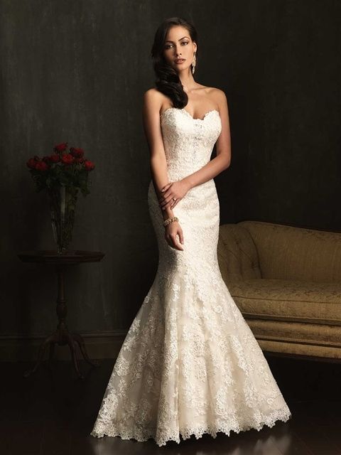 ¿como es su vestido de novia?  - 1