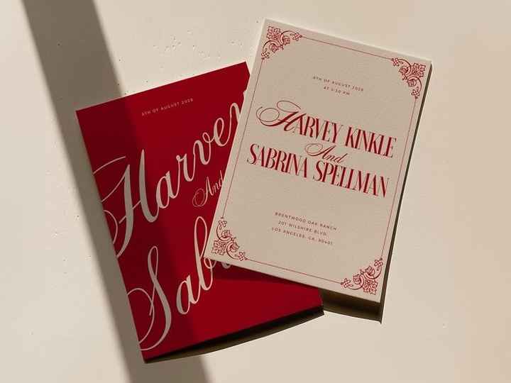 Invitaciones en Color Rojo - 2