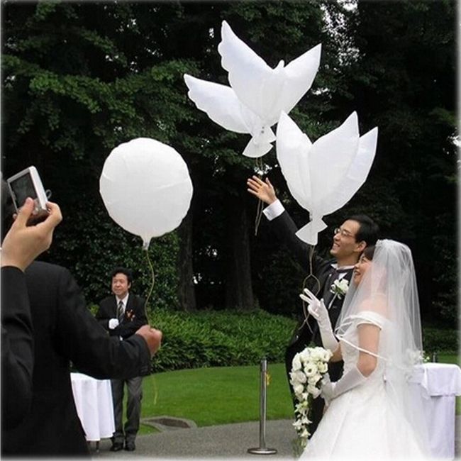 Globo Paloma Blanca