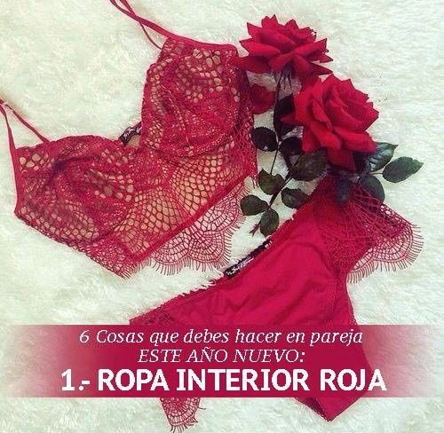 ropa interior roja