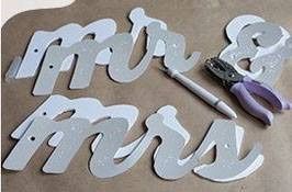 LO QUE DEBES HACER Imprime las letras que quieres para tu decoración en un papel para que te sirva d