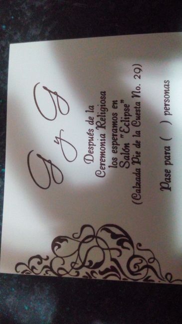 Las invitaciones! - 2