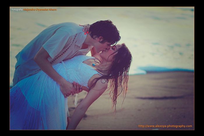 Sesión de fotos de novios