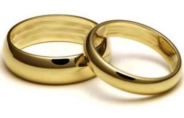 Argollas de matrimonio oro amarillo
