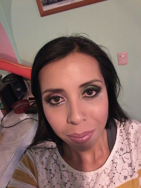 Prueba de peinado y maquillaje - 1