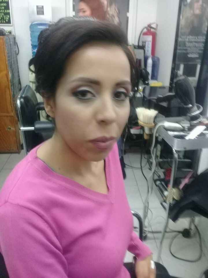 Prueba de peinado y maquillaje - 3