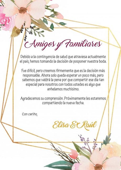 Cambio de fecha ¿cómo avisar a los invitados? 1