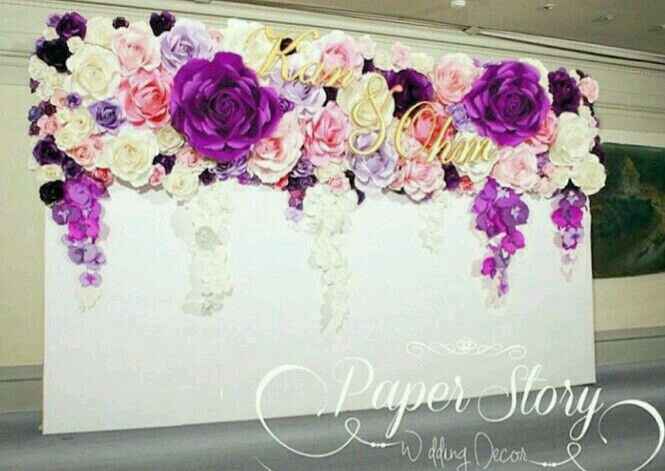 Nuestros avances 2 : arreglos de mesa y flores gigantes de papel diy - 1