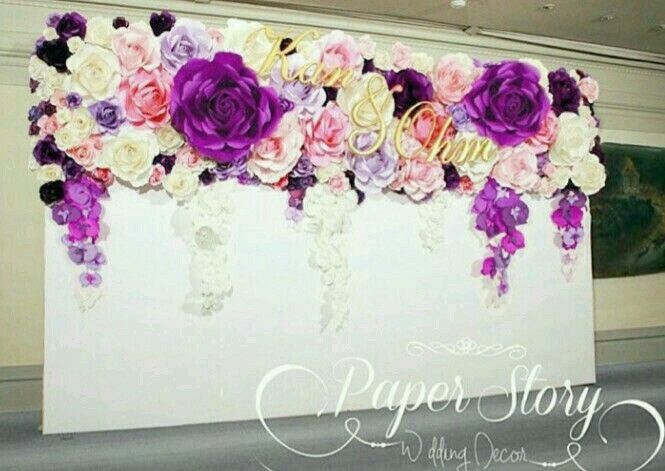 Nuestros avances 2 : arreglos de mesa y flores gigantes de papel diy - 1