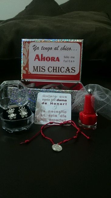 Regalos e invitaciones para mis damas :) - 2