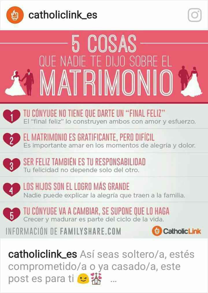 5 cosas sobre el matrimonio - 1