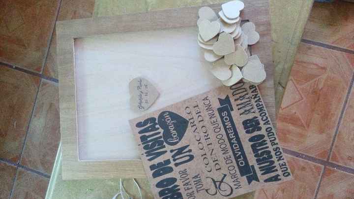 Porfin llegaron centros de mesa y marco de firmas ??? - 2