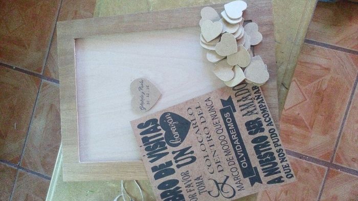 Porfin llegaron centros de mesa y marco de firmas ??? - 2