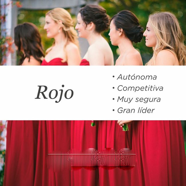 Es color: Rojo