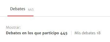 Contador de mis debates