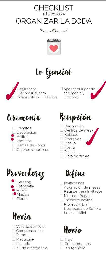 Pasos para empezar a planear y checklist - 1