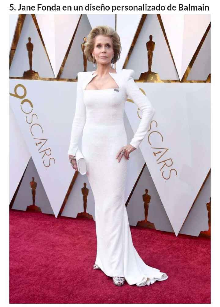 10 vestidos de los Premios Oscar para novias 📸📽️ - 1