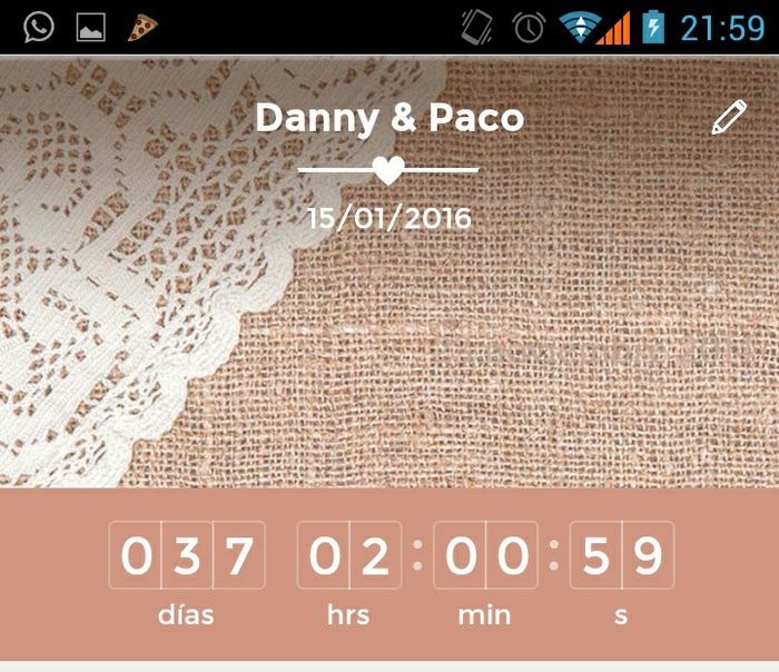 A cuántos días están? - 1