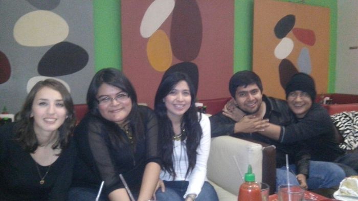 Primer foto juntos sin aun hablarnos jaja
